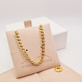Chunky gold chain bracelet, 18K plated, waterproof, tarnish-free, adjustable design by Forge and Lumber.