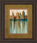 City View Il By Norm Olson - Framed Print Wall Art - Light Brown