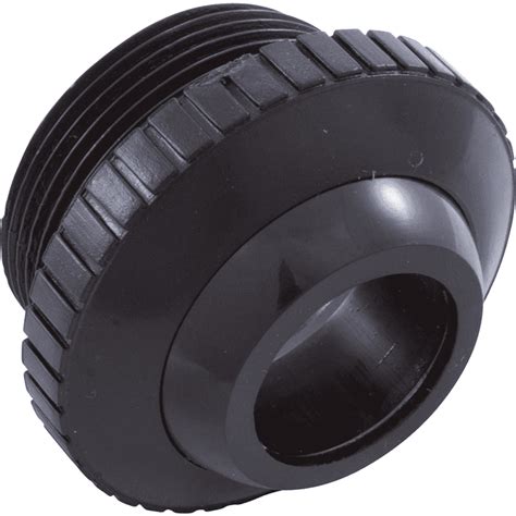 CMP DIRECTIONAL FLOW OUTLET FITTING 1.5" 3/4" EYE BLACK (BB12)