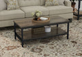 Coffee Table - Brown - Solid Wood