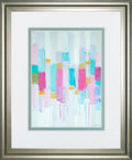 Cool Rhizome I By Ann Marie Coolick - Framed Print Wall Art - Light Blue