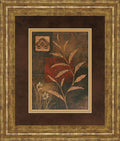 Copper Rhythm Il By Vivian Flasch - Framed Print Wall Art - Light Brown