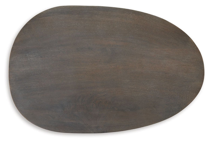 Cormmet - Accent Table - Brown / Black