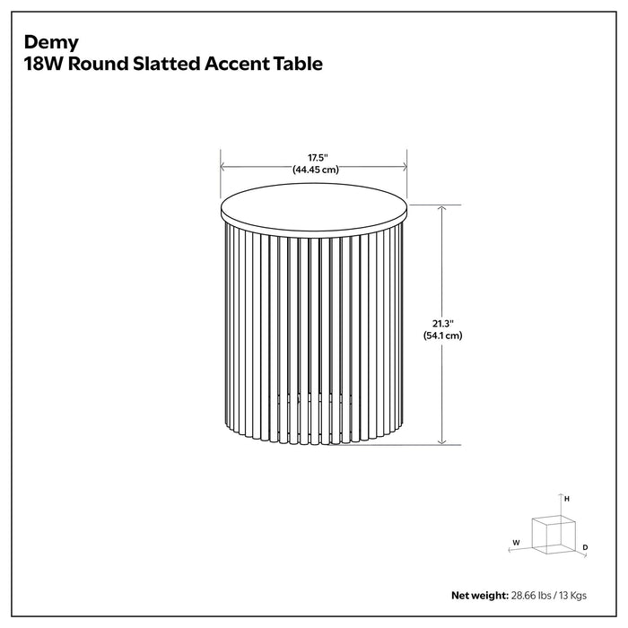 Demy - Handcrafted Metal Accent Table