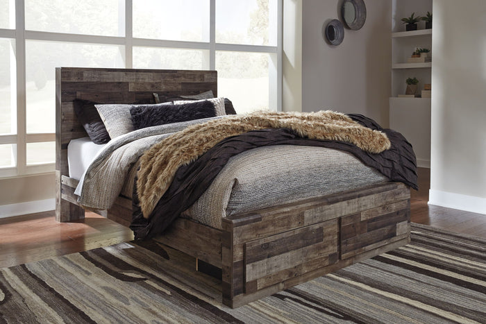 Dark Gray / Queen / 2 Drawers