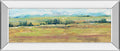 Distant Treeline Panel II By Tim Otoole - Mirror Framed Print Wall Art - Light Brown