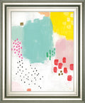 Dots And Colours-Mattie By Joelle Wehkamp - Framed Print Wall Art - Green