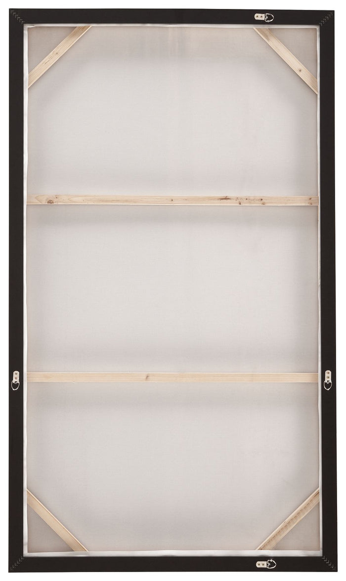 Drewland - Wall Art - Black / Brown / Orange