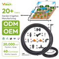 YIMAY adjustable garden drip irrigation kit
