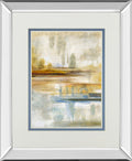 Earthscape Il By Augustine - Mirror Framed Print Wall Art - Bronze