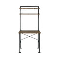 Ensata - Rustic Writing Desk - Black / Oak