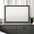 Escher - Mirror - Gray / Oak
