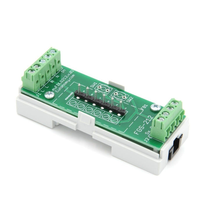 Eutonomy euFIX Adapter DIN for Fibaro Relay Switch 3kW - S212NP - Vesternet