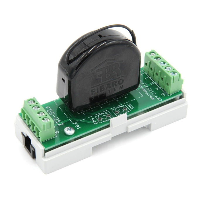 Eutonomy euFIX Adapter DIN for Fibaro Relay Switch 3kW - S212NP - Vesternet