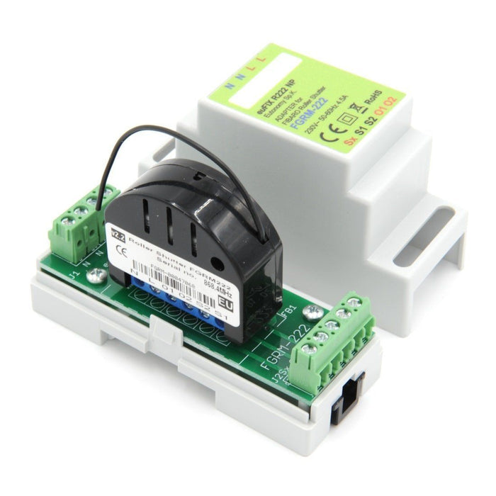 Eutonomy euFIX Adapter DIN for Fibaro Roller Shutter 3 - R223NP - Vesternet