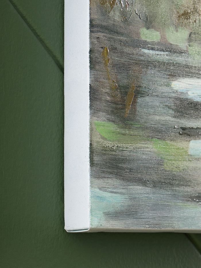 Evermaddick - Wall Art - Green / Gray / White
