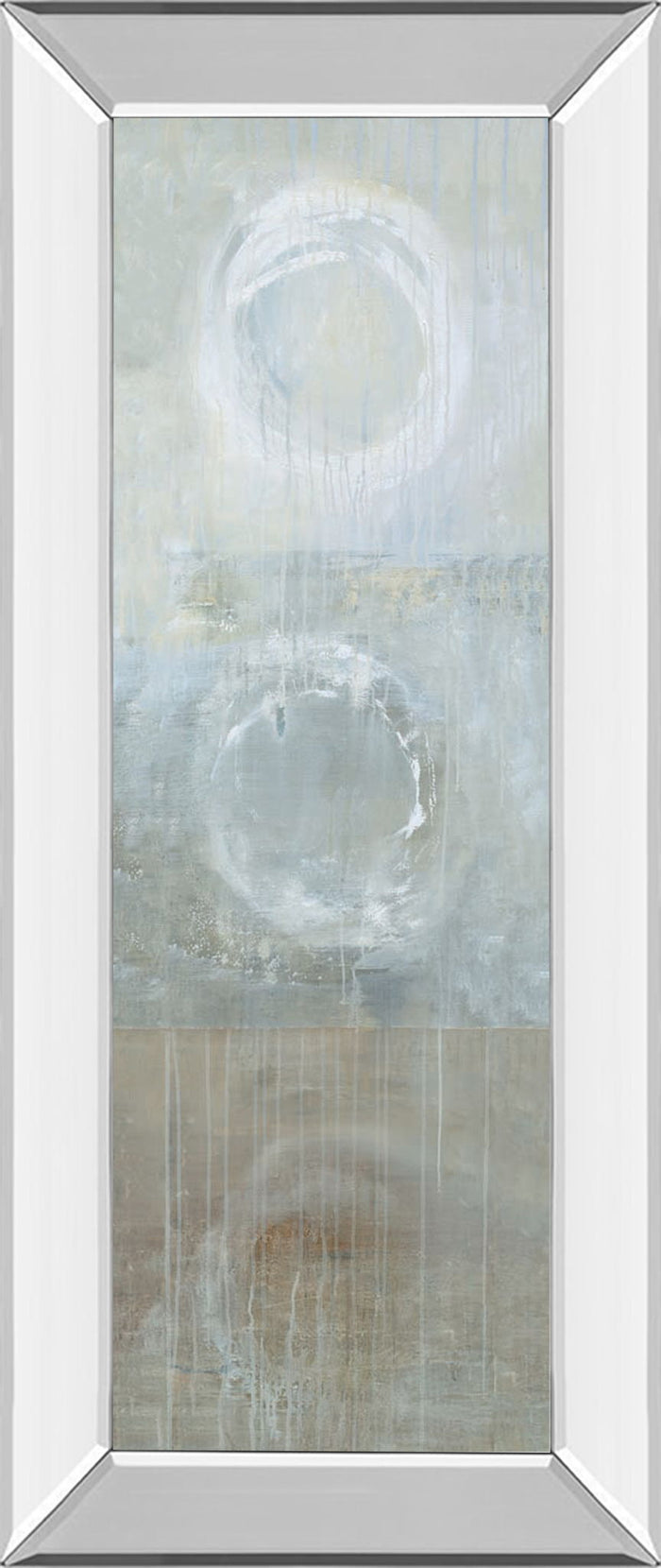 Evolu By Heather Ross - Mirror Framed Print Wall Art - Gray