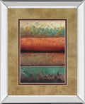 Excitement By Laurie Fields - Mirror Framed Print Wall Art - Light Brown
