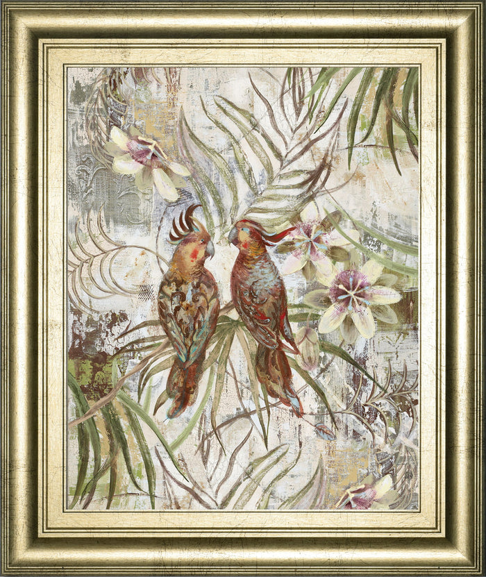Eye To Eye By Sofi Taylor - Framed Print Wall Art - Green