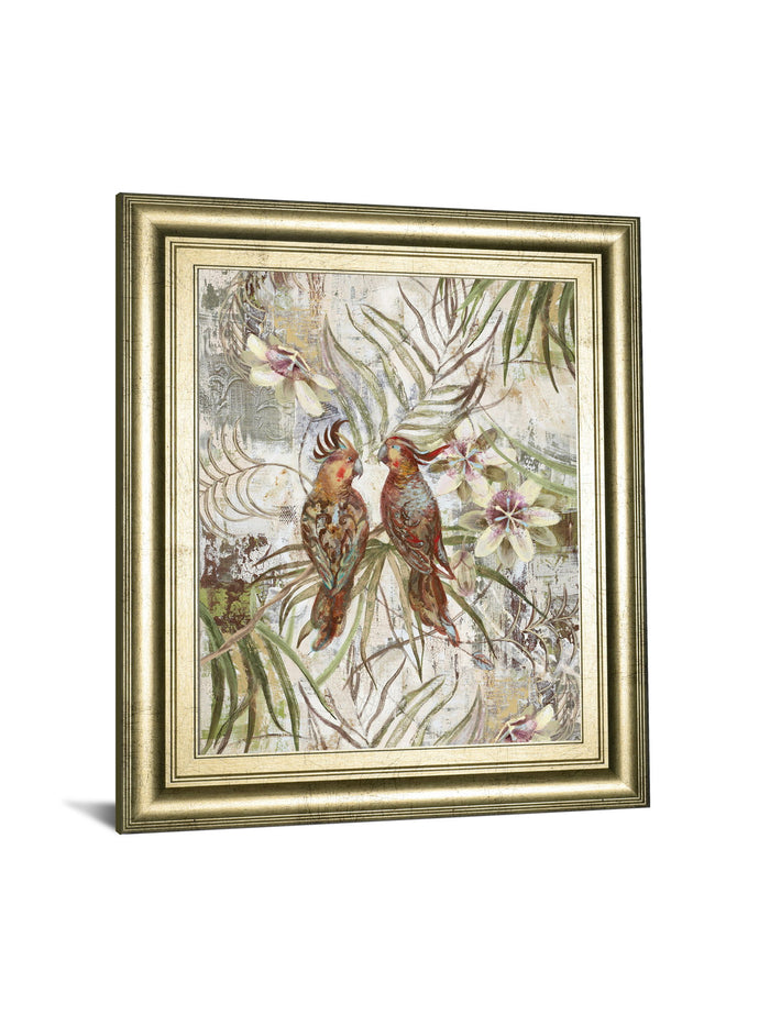 Eye To Eye By Sofi Taylor - Framed Print Wall Art - Green