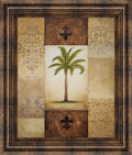 Fantasy Palm I By Michael Marcon - Framed Print Wall Art - Light Brown
