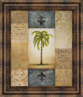 Fantasy Palm Il By Michael Marcon - Framed Print Wall Art - Light Brown