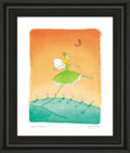 Felicity Wishes IV By Emma Thomson - Framed Print Wall Art - Orange