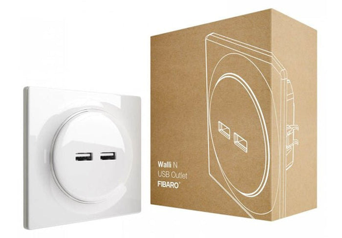 Fibaro Walli N Usb Outlet - FGWU - 021 - Vesternet