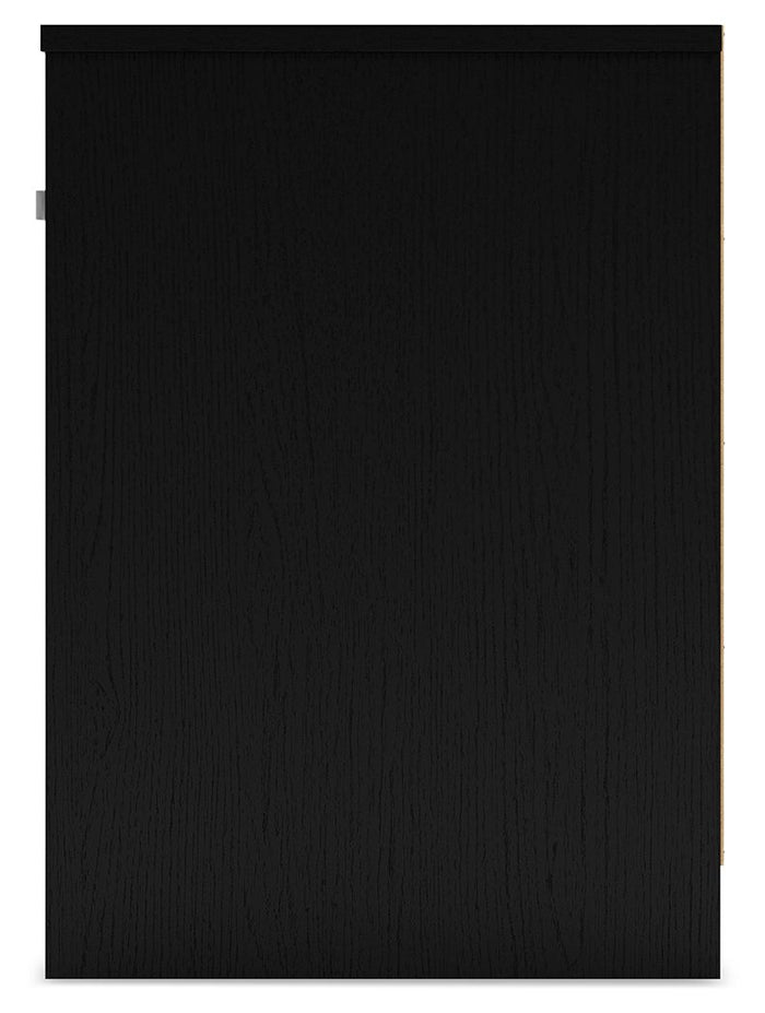 Finch - One Drawer Night Stand - 23" Height - Black