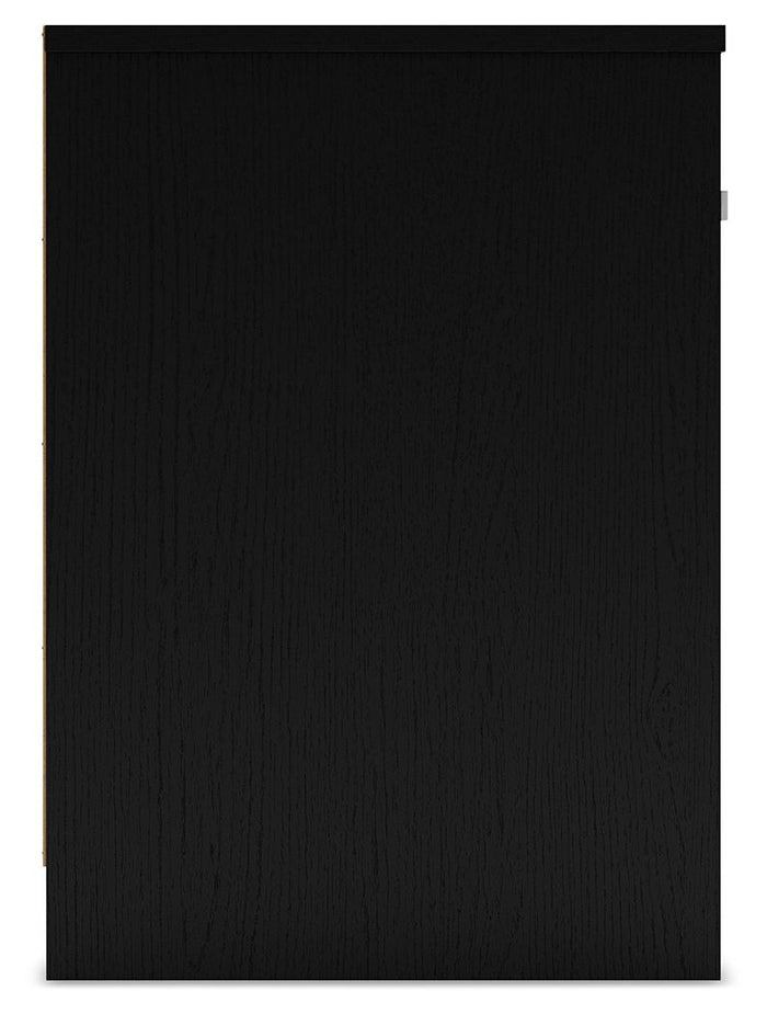 Finch - One Drawer Night Stand - 23" Height - Black