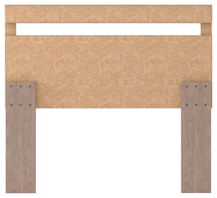 Flannia - Full Panel Headboard - Gray