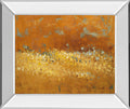 Flower Fields Il By Lanie Loreth - Mirror Framed Print Wall Art - Gold