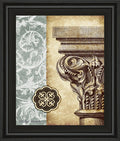 Fomanesque I By Michael Marcon - Framed Print Wall Art - Beige