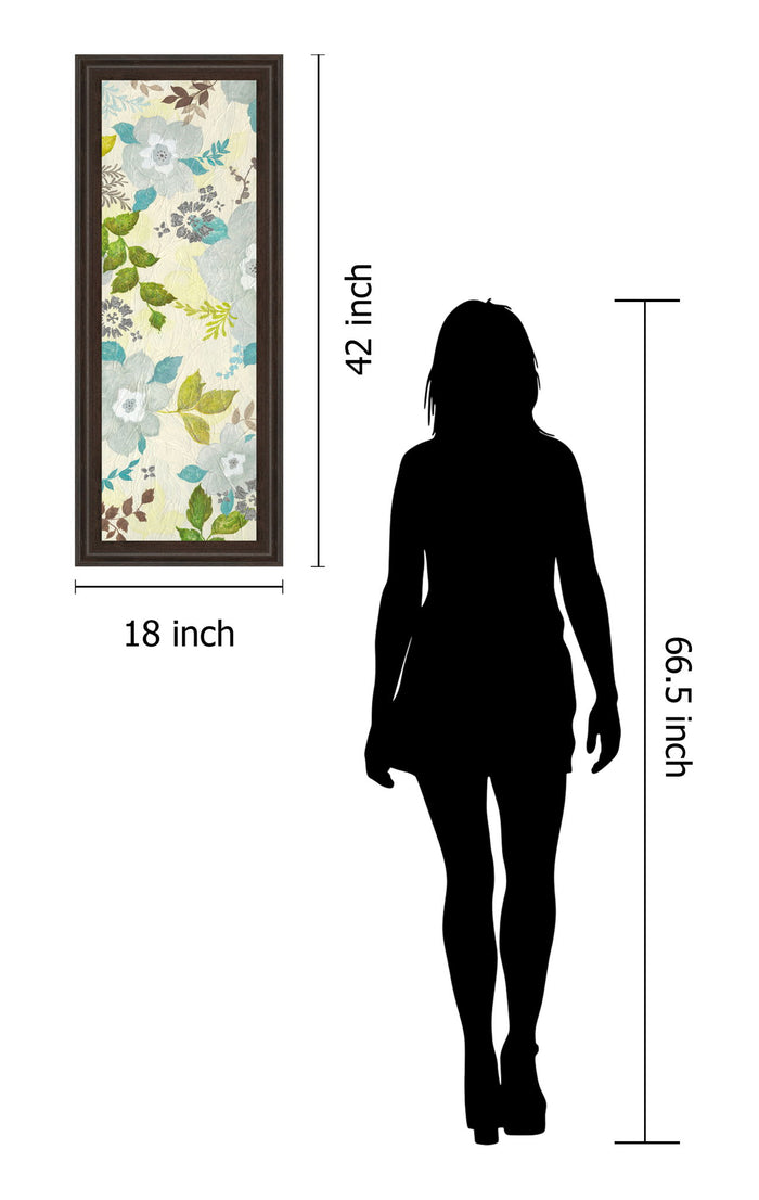 Fragrant Garden I By Tava Studios - Framed Print Wall Art - Beige
