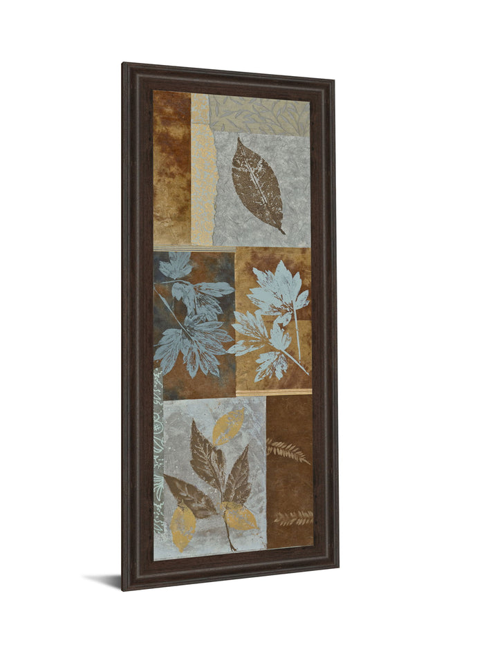 Fusion Panel I By Jeni Lee - Framed Print Wall Art - Light Brown