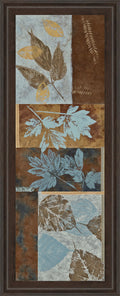 Fusion Panel Il By Jeni Lee - Framed Print Wall Art - Light Brown