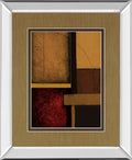 Gateways I By Patrick St. Germain - Mirror Framed Print Wall Art - Light Brown