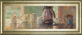 Gathering I By Lorraine Vail - Framed Print Wall Art - Light Brown