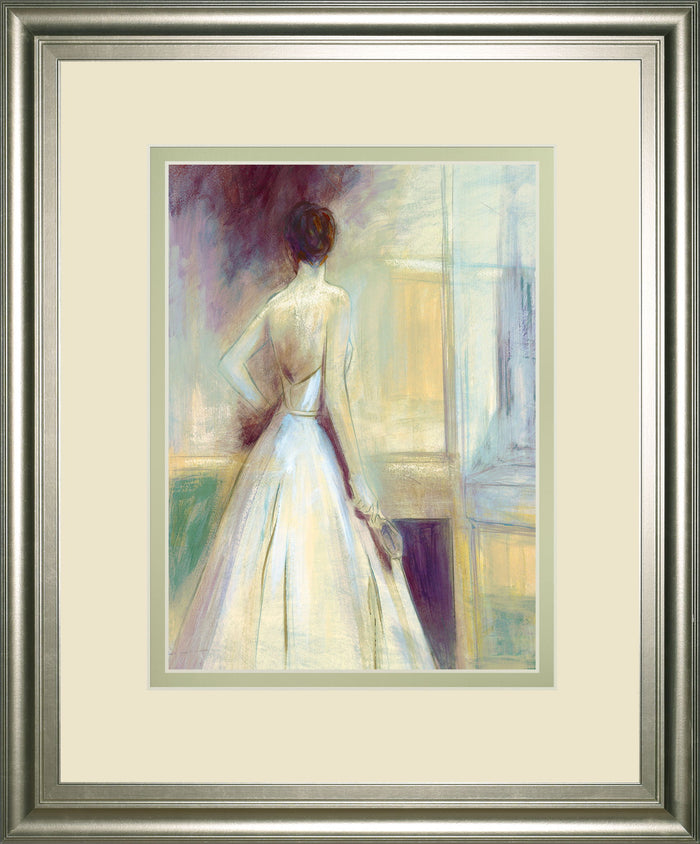 Getting Ready By Sutton - Framed Print Wall Art - Beige