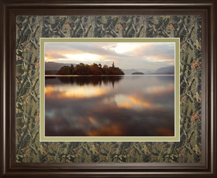 Golden Lake By Peter Adams - Dark Gray