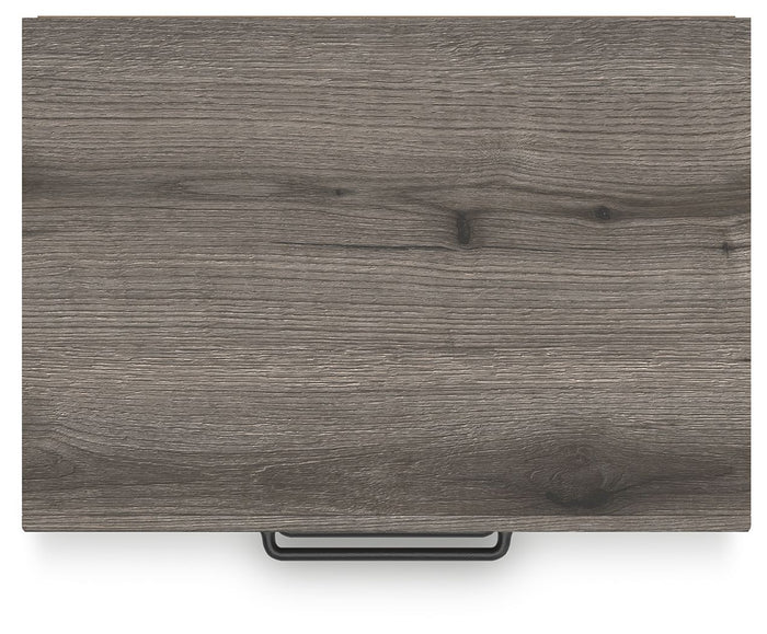 Graystorm - Two Drawer Night Stand - Brown Gray