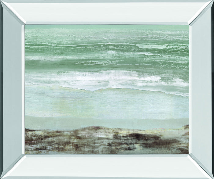 Grey Dawn By Caroline - Mirror Framed Print Wall Art - Gray
