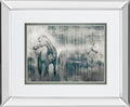 Grey Serenade By Edward Selkirk - Mirror Framed Print Wall Art - Dark Gray