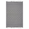 Guros - 6' X 9' Geometric Indoor / Outdoor Area Rug - Gray / White