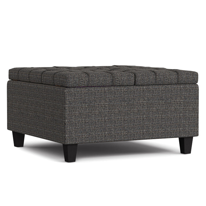 Black / 30"W x 30"D x 16.5"H / Fabric