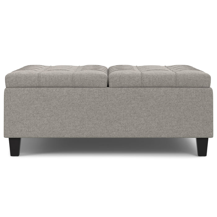 Gray / 40"W x 40"D x 16.5"H / Fabric