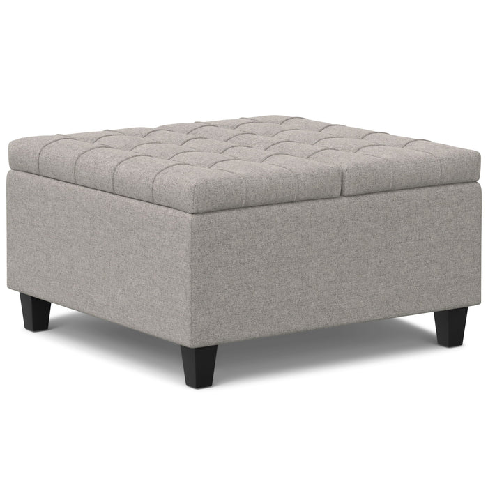 Gray / 30"W x 30"D x 16.5"H / Fabric