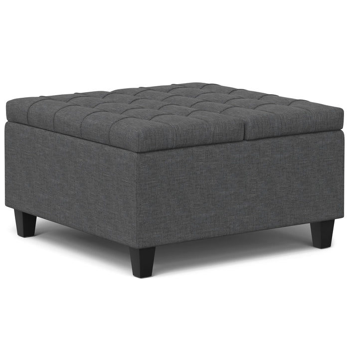 Dark Gray / 30"W x 30"D x 16.5"H / Fabric