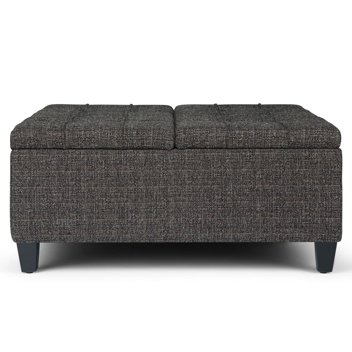 Black / 36"W x 36"D x 16.5"H / Fabric