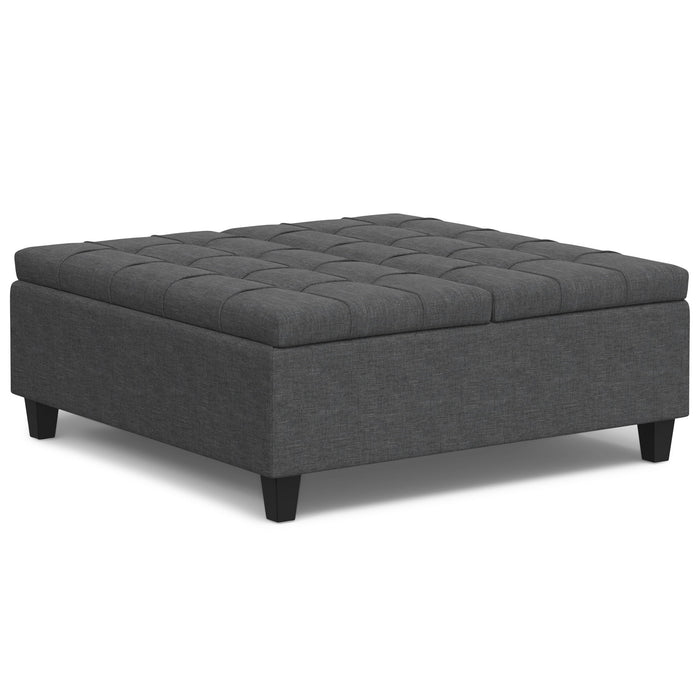 Dark Gray / 40"W x 40"D x 16.5"H / Fabric